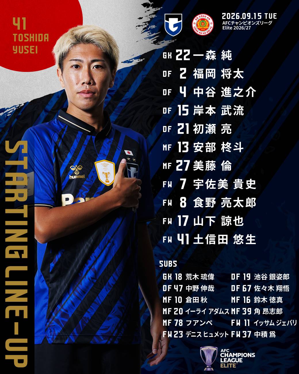 スターティングメンバ―