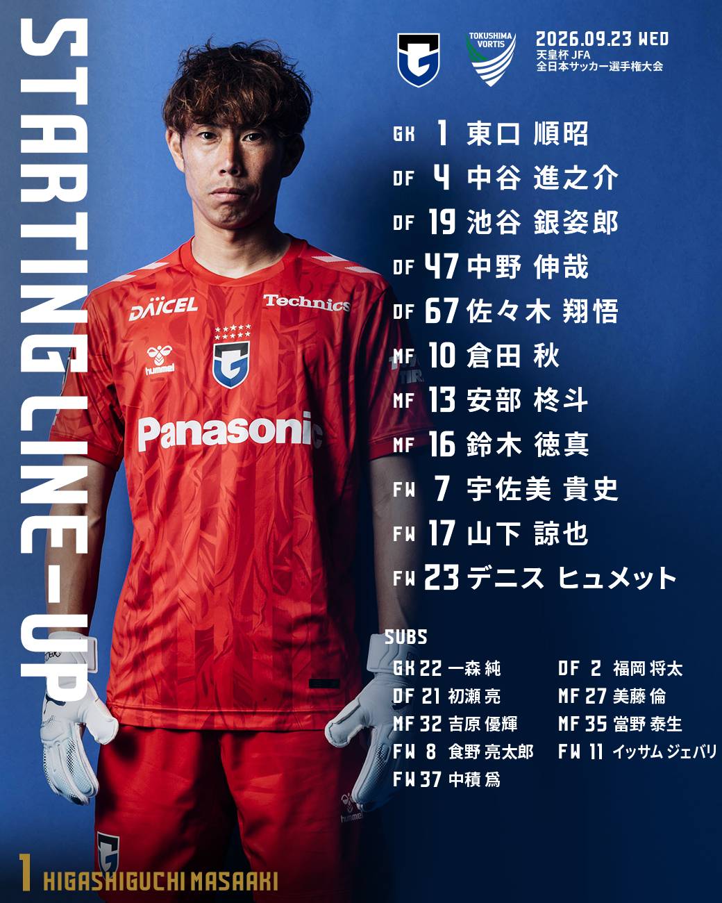 スターティングメンバ―